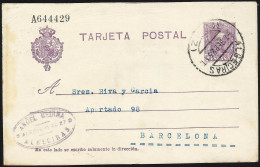 España Spain Entero Postal 57 Alfonso XIII 1925 Algeciras - Altri & Non Classificati