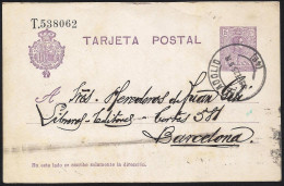 España Spain Entero Postal 50 Alfonso XIII 1925 Valladolid - Sonstige & Ohne Zuordnung