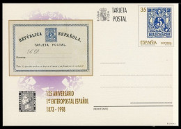 España Spain Entero Postal ( Tarjeta ) 167 1998 125 Aniversario Primera Tarjet - Other & Unclassified