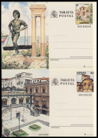 España Spain Entero Postal ( Tarjeta ) 143/44 1987 Turismo Málaga Santander - Andere & Zonder Classificatie