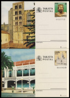 España Spain Entero Postal ( Tarjeta ) 139/40 1985 Turismo La Coruña Girona - Autres & Non Classés