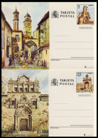 España Spain Entero Postal ( Tarjeta ) 127/28 Turismo 1982 Albacete Toledo - Otros & Sin Clasificación