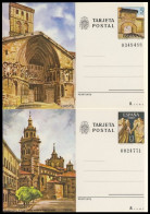 España Spain Entero Postal ( Tarjeta ) 123/24 1980 Turismo Logroño Teruel - Other & Unclassified