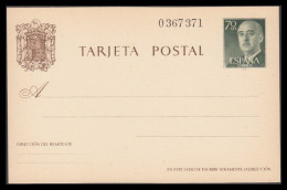 España Spain Entero Postal ( Tarjeta ) 90 1962 Franco - Andere & Zonder Classificatie