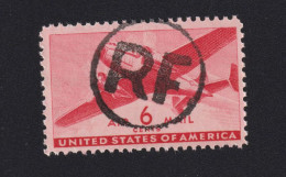 Poste Aérienne Des Etats Unis Surchargé, RF Oran 1 ** Luxe - Military Airmail