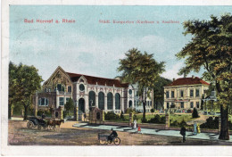 BAD HONNEF A. RHEIN - STÄDT KURGARTEN - KURHAUS U. SAALBAU - CARTOLINA FP SPEDITA NEL 1909 - Bad Honnef