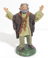 73927 Pastorello Mondo Del Presepe De Agostini - Lo Spaventato - H. 13 Cm - Kerstkribben