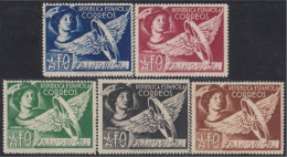 España Spain Franquicias 23/27 1938 AFO Mercurio MNH/MH - Postage Free