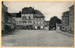 Cpa Place De Virton - Magasin De Chaussures Blaise Guérard - WW1 Feldpost 5. Armee - Virton