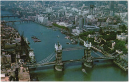 London - Aerial View Of Tower Bridge And The City Of London - & Air View - London Suburbs