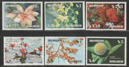 BANGLADESH - N°110/5 ** (1978) Fleurs - Bangladesch