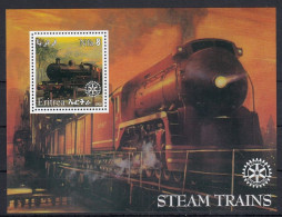 Eritrea 2002  - LOCOMOTIVES - BF - MNH - Erythrée