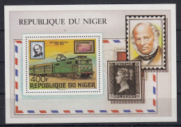 Niger 1979  - LOCOMOTIVES - Sir ROWLAND HILL -  BF - MNH - Níger (1960-...)