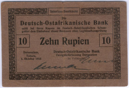 German East Africa 10 Rupien 1915 KM#38 RARITÄT, II- - Deutsch-Ostafrika