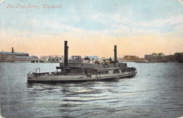 The Free Ferry - Woolwich Gel.1904 - London Suburbs