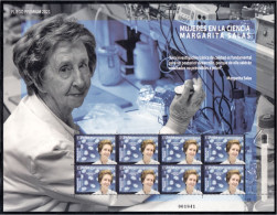 España Pliego Premium 109 2021 Mujeres En La Ciencia Margarita Salas MNH - Maroc Espagnol