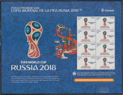 España Pliego Premium 62 2018 Copa Mundial De La FIFA Rusia 2018  MNH - Maroc Espagnol