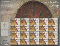 España Pliego Premium 49 2017 Año Jubilar Lebaniego MNH - Marocco Spagnolo