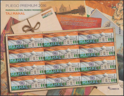 España Pliego Premium 39 2016 Taj Mahal MNH - Maroc Espagnol