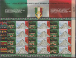 España Pliego Premium 25 2015 Maravillas Del Mundo Moderno Chichén Itzá MNH - Spanish Morocco