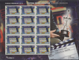 España Pliego Premium 23 2015 Cine Español Festival De Cine De San Sebastián M - Spanish Morocco