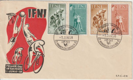 Ifni FDC 1958 Sports 119-122 - Ifni