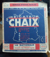 Indicateur Officiel SNCF CHAIX Hiver 1958/59 Timetable Kursbuch - Europa