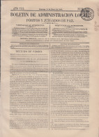 España Spain Timbres De Periódicos P.13 1867 Boletin De Adm. Local Pósitos Y J - Other & Unclassified