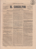 España Spain Timbres De Periódicos P.1 1864 El Consultor 18 Marzo 1864 Madrid - Autres & Non Classés