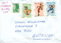 Marianne - Spirou - Fantasio - Spip - Ungestempelt Auf Brief - Lettres & Documents