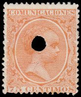 España Spain Telégrafos 225T 1889/99 - Post-fiscaal