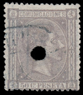 España Spain Telégrafos 168T 1875 - Fiscaux-postaux