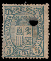 España Spain Telégrafos 154T 1874 Comunicaciones - Postage-Revenue Stamps
