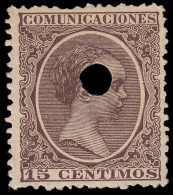 España Spain Telégrafos 219T 1889/99 - Postage-Revenue Stamps