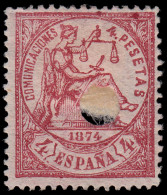 España Spain Telégrafos 151T 1874 Comunicaciones MH - Fiscaux-postaux