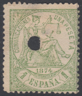 España Spain Telégrafos 150T 1874 MH - Fiscaux-postaux