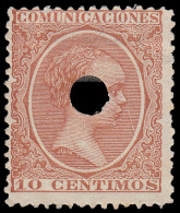 España Spain Telégrafos 217T 1889/99 - Post-fiscaal