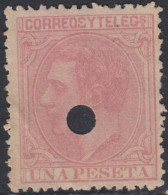 España Spain Telégrafos 207T 1879 MH - Fiscaux-postaux