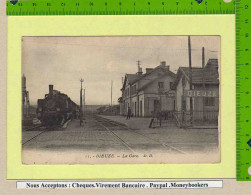 CPA :DIEUZE La Gare Locomotive Train Entrant  En Gare 11 Gros Plan - Dieuze