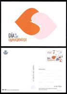 España Tarjetas Del Correo Y De Iniciativa Privada 154 2021 Día De Los Enamora - Covers & Documents