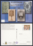 España Tarjetas Del Correo Y De Iniciativa Privada 82 2004 50 Aniversario De L - Lettres & Documents