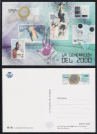 España Tarjetas Del Correo Y De Iniciativa Privada 141 2019 La Generación Del  - Cartas & Documentos