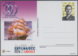 España Tarjetas Del Correo Y De Iniciativa Privada 114 2016 ANFIL - Briefe U. Dokumente