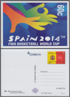 España Tarjetas Del Correo Y De Iniciativa Privada 98 2014 Escudo - Covers & Documents