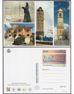 España Tarjetas Del Correo Y De Iniciativa Privada 170 2022 Exposiciones Terri - Covers & Documents