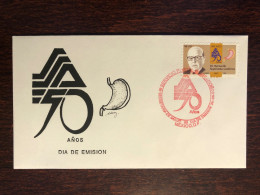 MEXICO FDC COVER 1993 YEAR DOCTOR GUTIERREZ GASTROENTEROLOGY  HEALTH MEDICINE STAMPS - Mexique