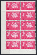 Tristan Da Cunha 1963 Freedom From Hunger 1v Bl Of 10 (corner)  ** Mnh (TDC150B) - Tristan Da Cunha