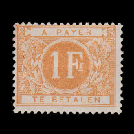 BELGIUM POSTAGE DUE STAMP.1900.1fr.SCOTT J11.MH. - Autres & Non Classés