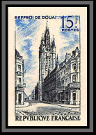 France N°1051 Beffroi De Douai  Non Dentelé ** MNH Imperf Cote Maury 35 Euros - 1951-1960