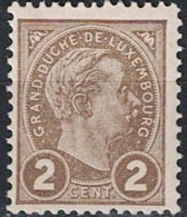 Luxemburg - Großherzog Adolf (MiNr: 68) 1895 - Postfrisch ** MNH - 1895 Adolfo Di Profilo